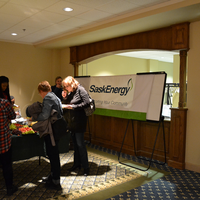 Delicious goodies and refreshments were available after the film thanks to SaskEnergy's generous sponsorship. — at Moose Jaw Cultural Centre.